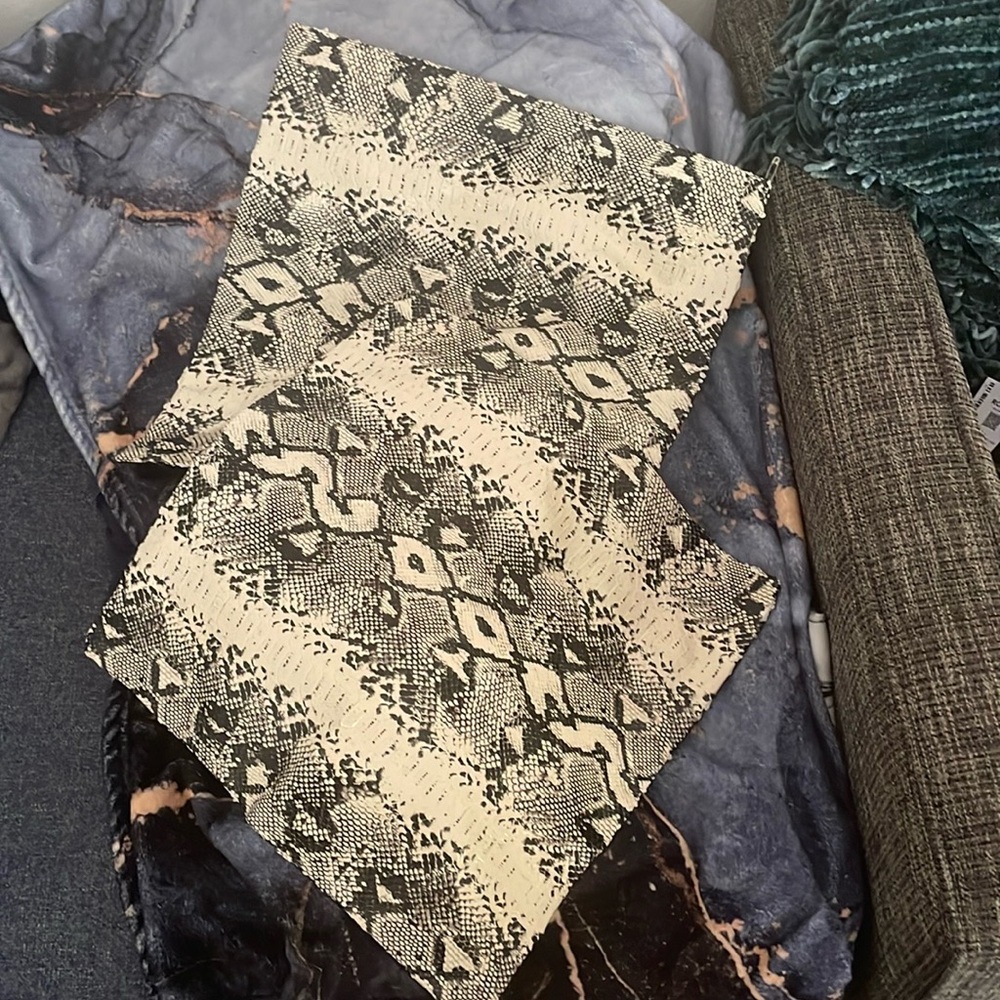 Vintage snakeskin Home decor Pillows